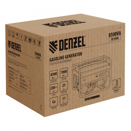Бензиновый генератор DENZEL GE 8900
