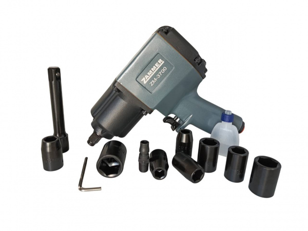 Пневмогайковерт Zammer ZM-3700 в кейсе
