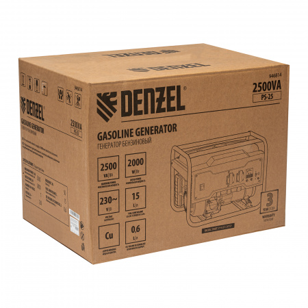Бензиновый генератор DENZEL PS 25